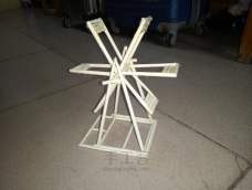 学人家的一次性筷子的风车做的，今天满课还是做了呀！唉～