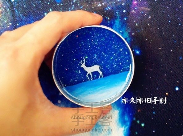 【亦久亦旧】3D麋鹿小盒完整版教程 小火柴篇~
