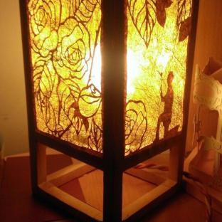 教你怎么做 纸雕台灯制作教程~