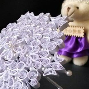 立衍纸小阳伞制作教程