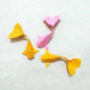 简单折纸小金鱼🐠