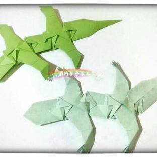 【折纸游戏】会爬的蜥蜴