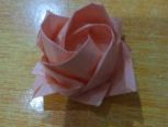 纸玫瑰的折法