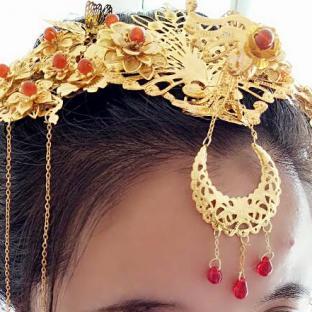 全套古风头饰 【图片格式的缘故封面照不完整】