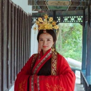凤冠-汉式婚礼头饰古风