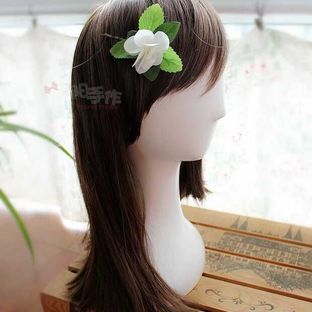 森女风小清新边夹