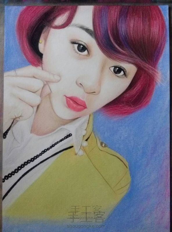 美女手绘