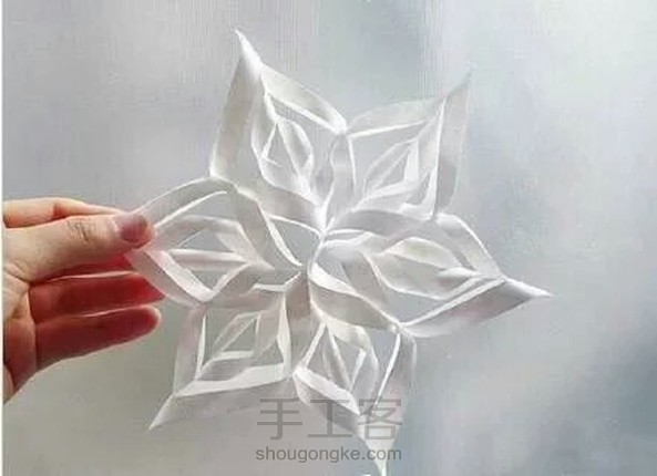 立体滴雪花~