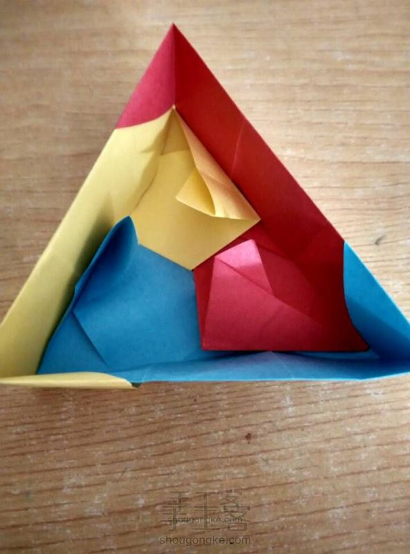 超简单的三角立体盒子