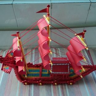 三角插凤凰帆船