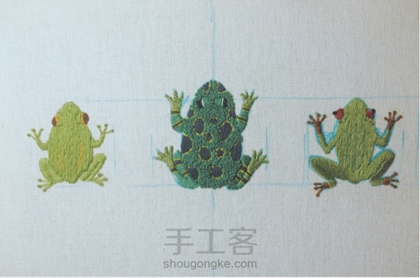 🐸青蛙刺绣挂画🐸