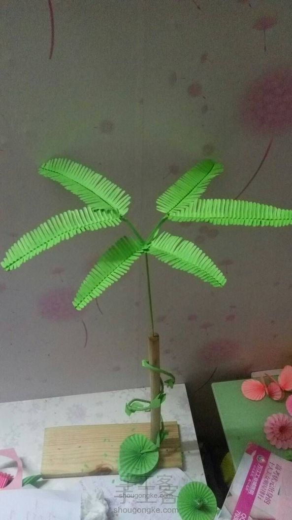 帆思折纸_铁芒萁(纯纸作品)
