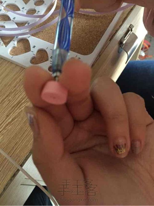 基础衍纸花 第5步