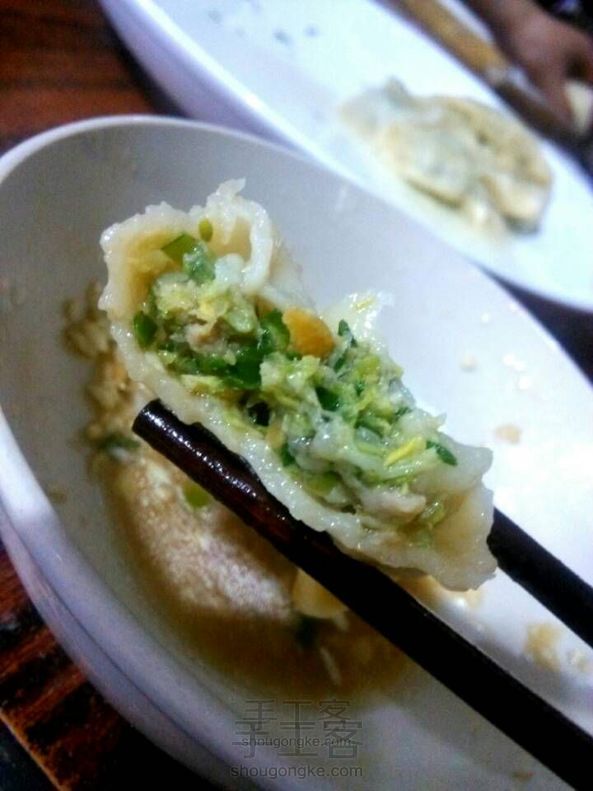 槐花饺子，美味啊