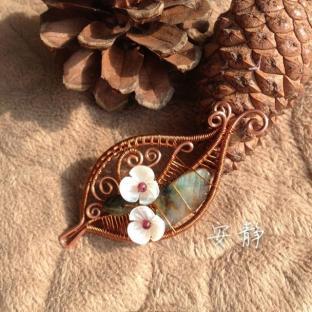 馨香一片~~~复古胸针教程