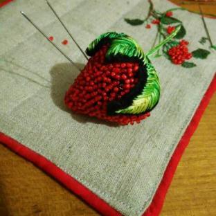 草莓 珠绣教程