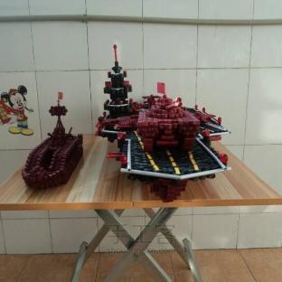 衍纸 航母辽宁号