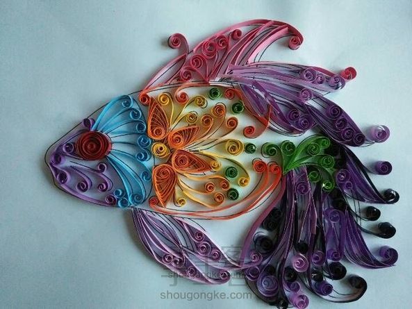 《年年有🐠》衍纸画