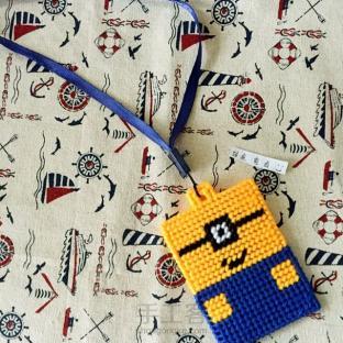 小黄人卡套✨立体十字绣