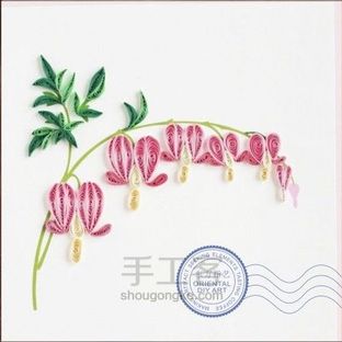 庭草黄昏随意绿，子规啼上木兰花（衍纸-木兰花）