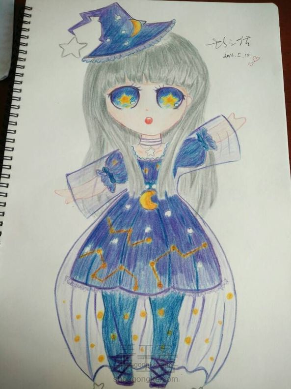 奇迹暖暖手绘“魔法套装”