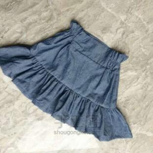 简易蛋糕裙制作教程