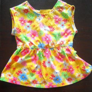 充满阳光的韩版无袖裙