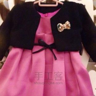 小礼服公主裙+小外套（田宝一岁生日礼服）