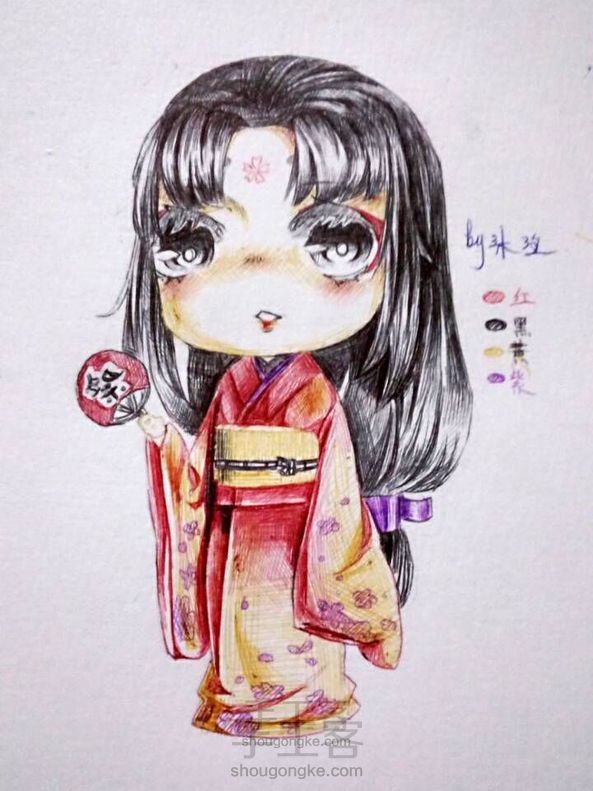 我要一雪前耻!新Q版人物画法来撸,,