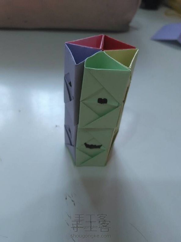折纸笔筒