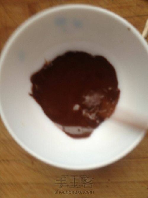 勺子巧克力。。。 第3步