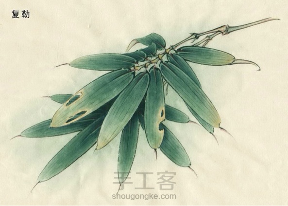 转)工笔画的基本染法