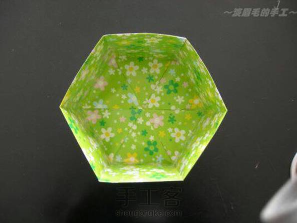 【超实用】六边形纸盒底 转