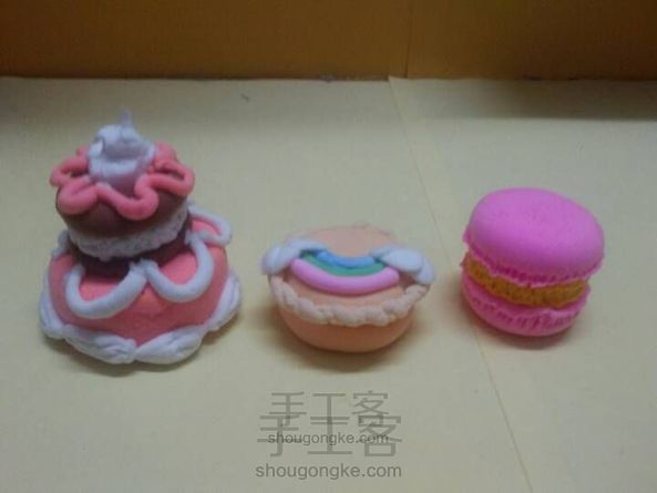 (粘土)Rainbow cake.