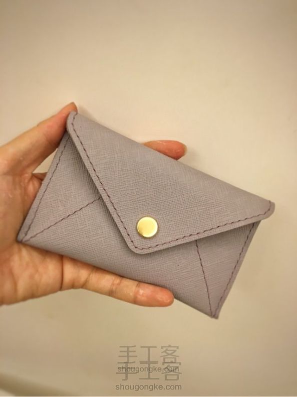 淡淡的紫色零钱包