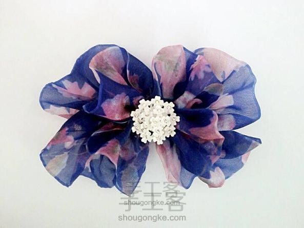木耳花发夹的做法