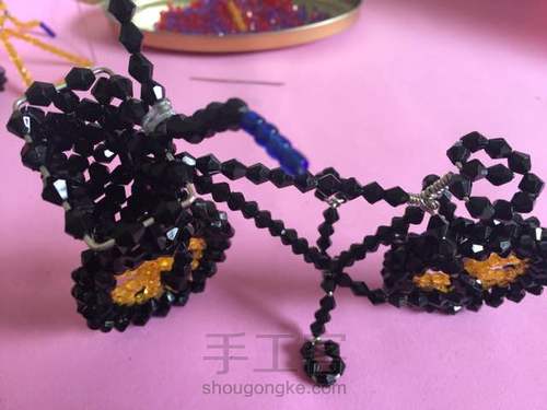 问问原创串珠自行车 第46步