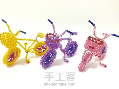 问问原创串珠自行车 第48步