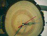 木头-年轮-时钟