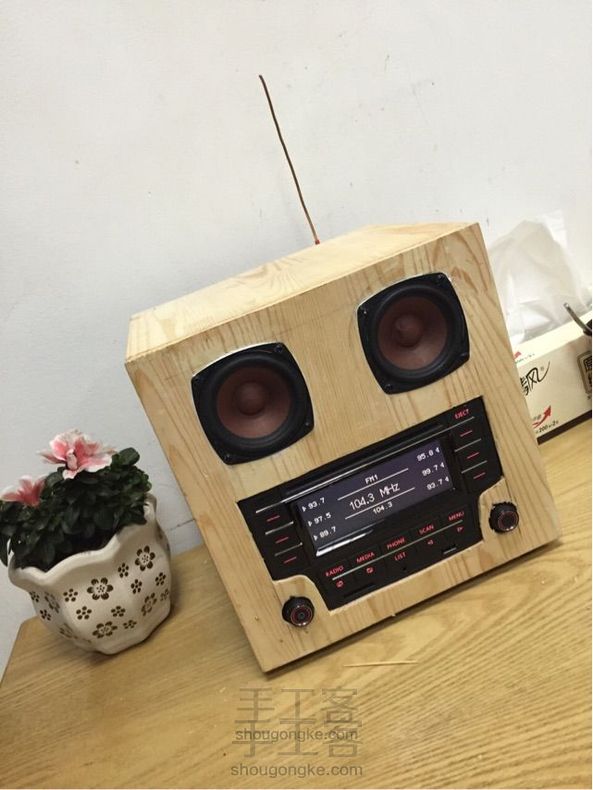 汽车CD机改装家用音响,音质嗷嗷叫