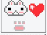 『糖果的像素画』——猫