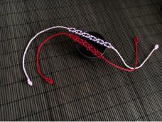 蛇结，4股编，斜卷结