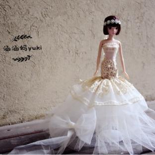 可儿欧根纱礼服