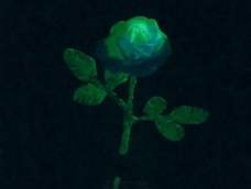 黏土做的荧光玫瑰