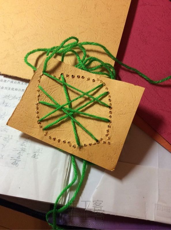 to 叶子。绕线画(≧∇≦)