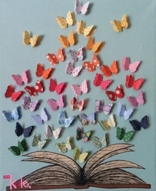 七种关于纸蝴蝶的精彩创意「转」