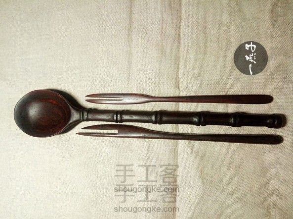 竹节勺