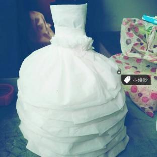 纸巾婚纱🎈