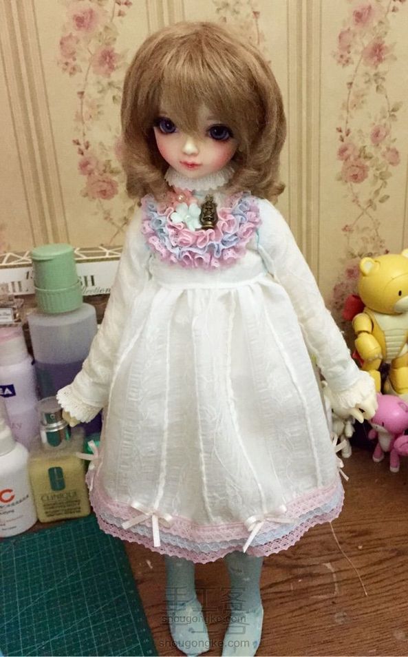 【娃衣制作】bjd4分衬裙