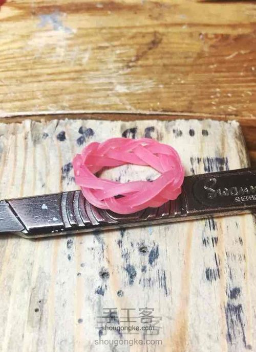 软蜡编织银戒指 超简单 第7步